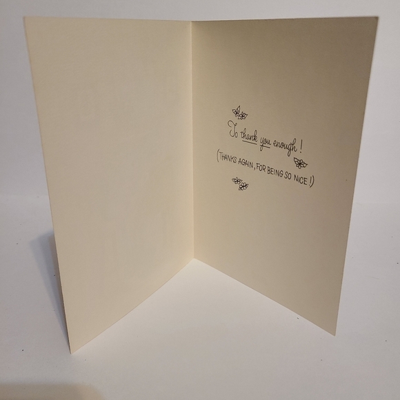 Vintage Homy Animal Theme Thank You Card - Picture 3 of 5